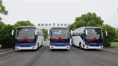 História de sucesso do cliente: YAXING X9 e X12L entregues à Shijiazhuang Xin...